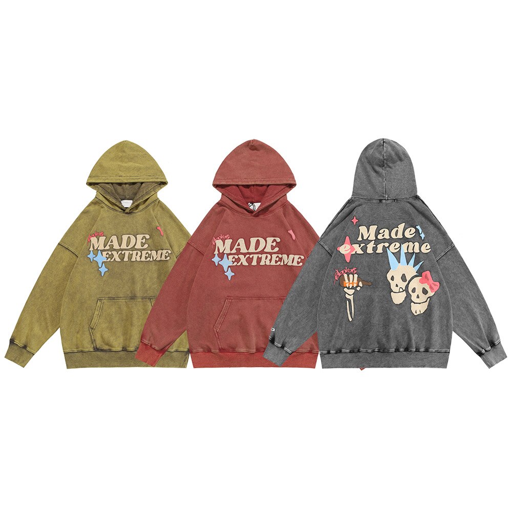 "Blue Mohawk" Unisex Men Women Streetwear Graphic Hoodie