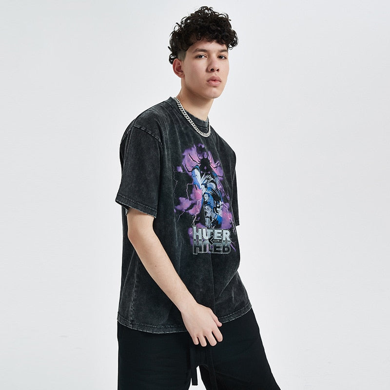 "Turn Over" Graphic Unisex Streetwear Vintage Women Men Y2K T-Shirt