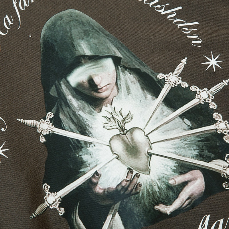 "The Chosen One" Graphic Unisex Streetwear Vintage Women Men Y2K Hoodie