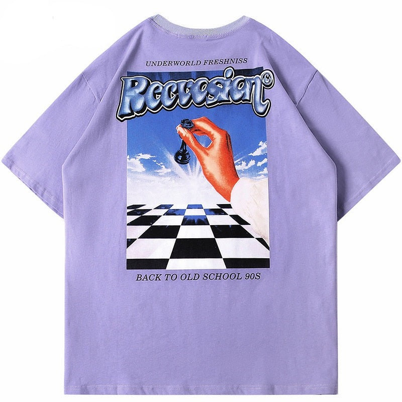 "Checkmate" Unisex Men Women Streetwear Graphic T-Shirt