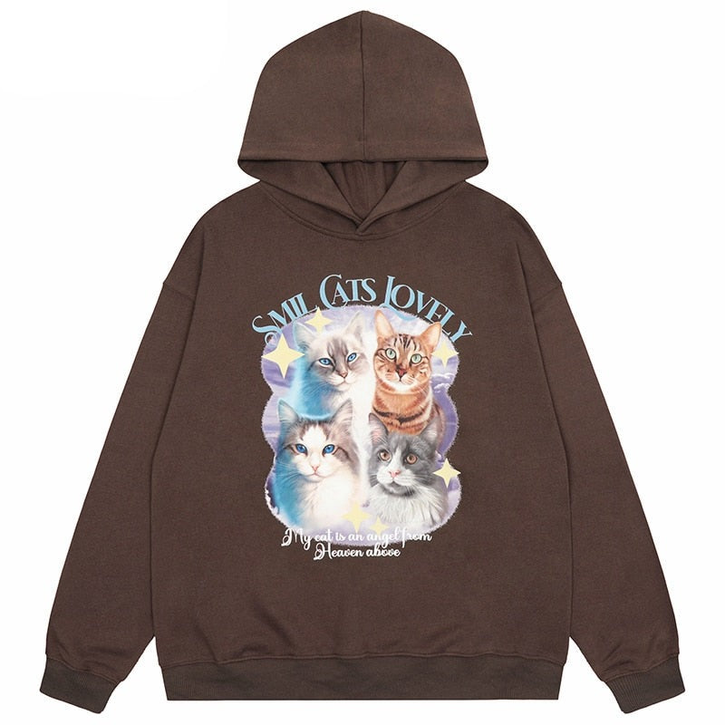 "Welcome Home" Graphic Unisex Streetwear Vintage Women Men Y2K Hoodie