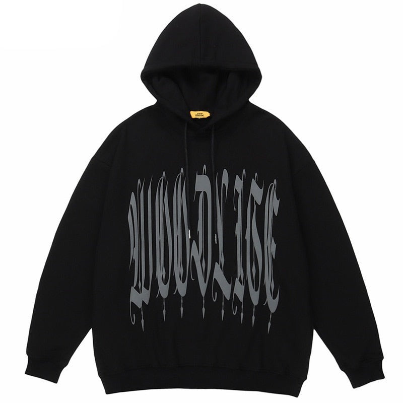 "Written Forever" Graphic Unisex Streetwear Vintage Women Men Y2K Hoodie