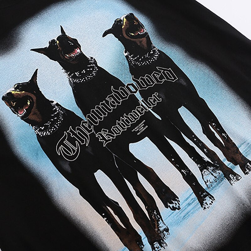 "Bite & Bark" Unisex Men Women Streetwear Graphic T-Shirt