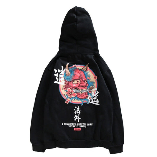 "The Devil You Know" Graphic Unisex Streetwear Vintage Women Men Y2K Hoodie