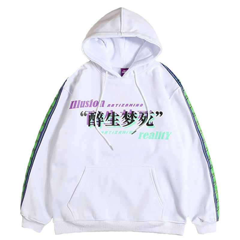 "Dark Reality" Unisex Men Women Streetwear Graphic Hoodie