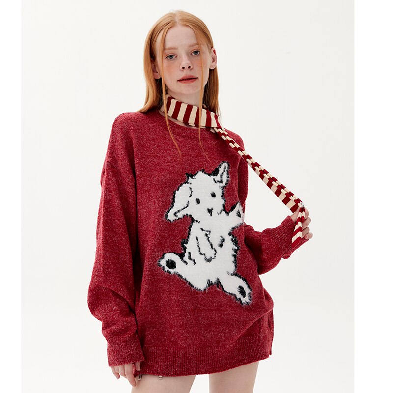"Run Fast" Graphic Unisex Streetwear Vintage Women Men Y2K Sweater