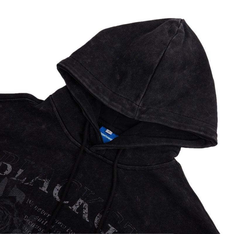 "Black Gate" Unisex Men Women Streetwear Graphic Hoodie