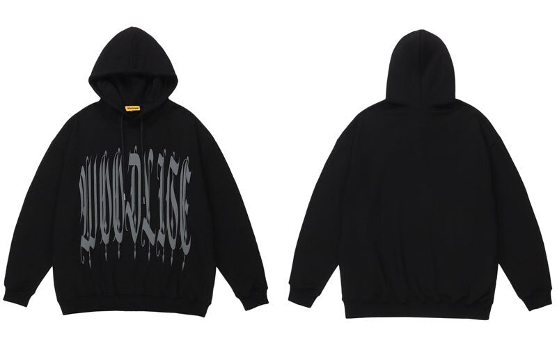 "Blurred Vision" Unisex Men Women Streetwear Graphic Hoodie