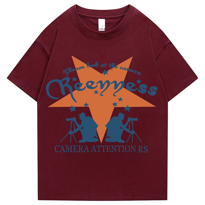 "Attention" Men Women Streetwear Unisex Graphic T-Shirt