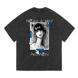 "Washed Away" Graphic Unisex Streetwear Vintage Women Men Y2K T-Shirt