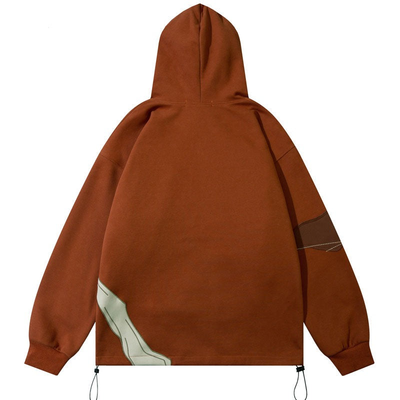 "Flatted Out" Unisex Men Women Streetwear Graphic Hoodie