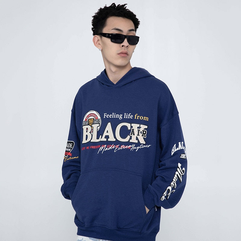 "Free Falling" Graphic Unisex Streetwear Women Men Y2K Hoodie