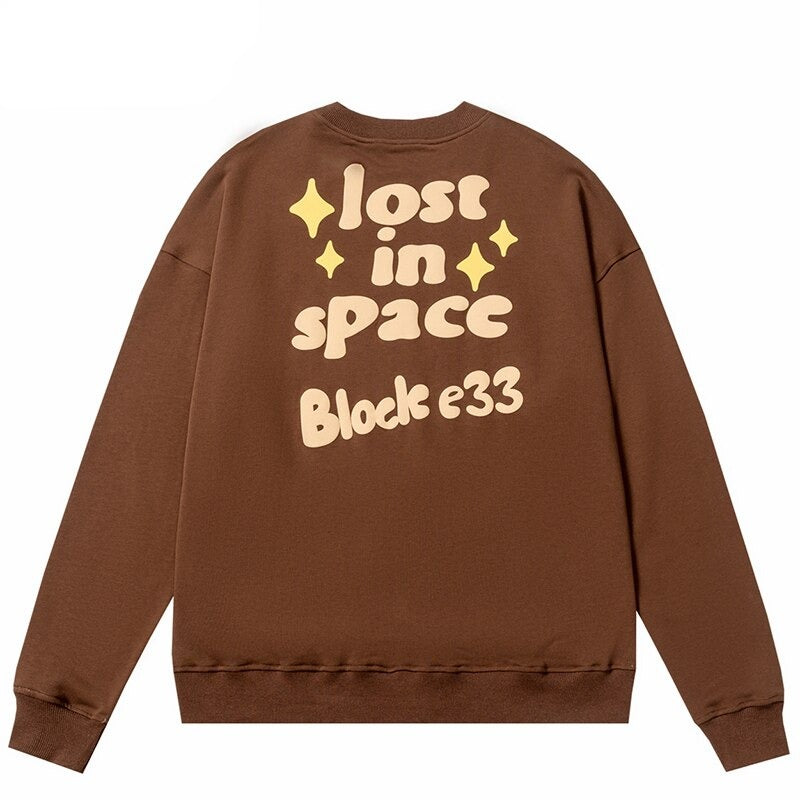 "Planets In Space" Unisex Men Women Streetwear Graphic Sweatshirt