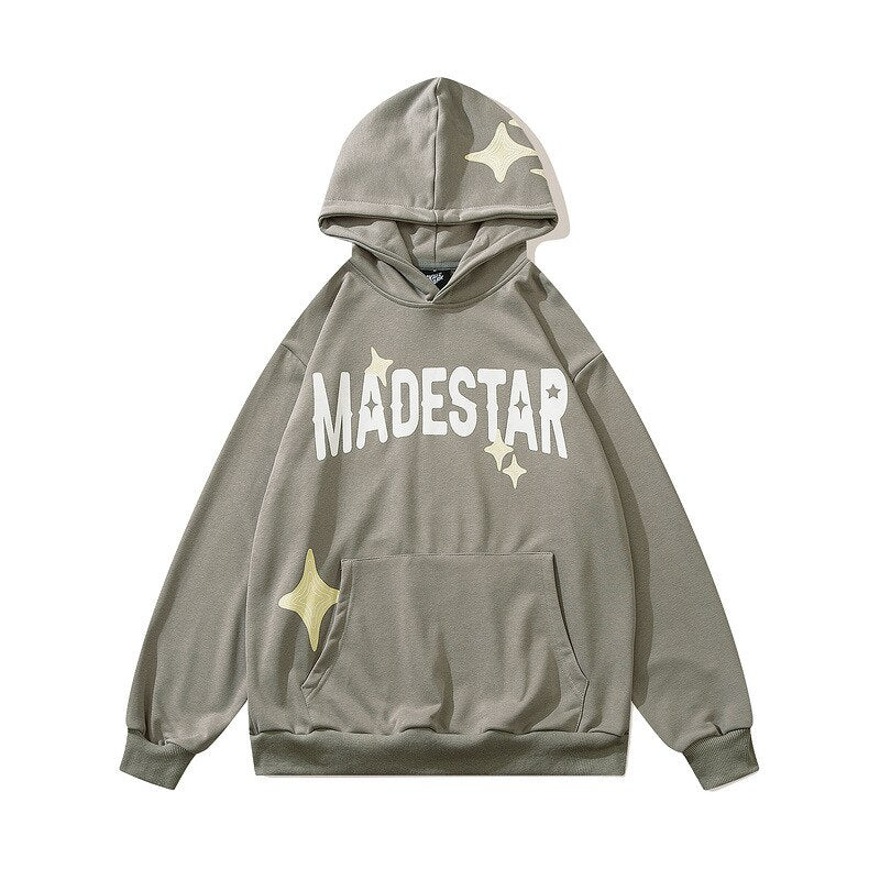 "Pop Star" Graphic Unisex Streetwear Vintage Women Men Y2K Hoodie