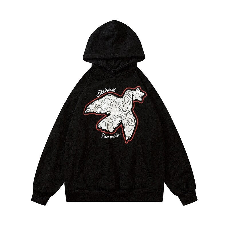 "Pop Star" Graphic Unisex Streetwear Vintage Women Men Y2K Hoodie
