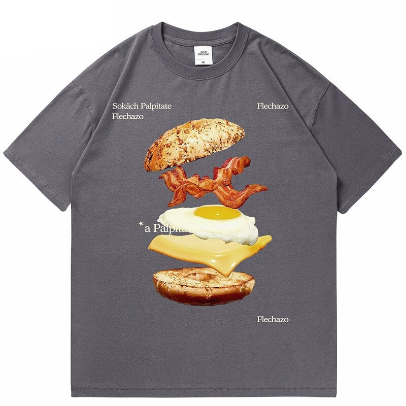 "Sandwhich" Graphic Unisex Streetwear Vintage Women Men Y2K T-Shirt