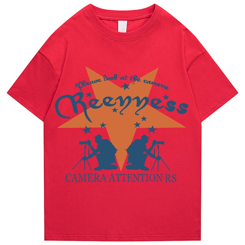 "Attention" Men Women Streetwear Unisex Graphic T-Shirt