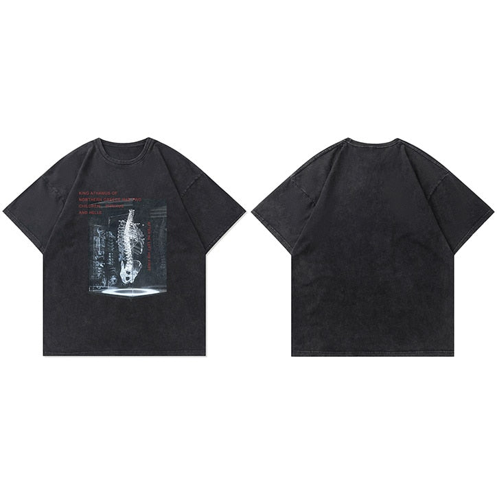 "Missing Pieces" Graphic Unisex Streetwear Vintage Women Men Y2K T-Shirt