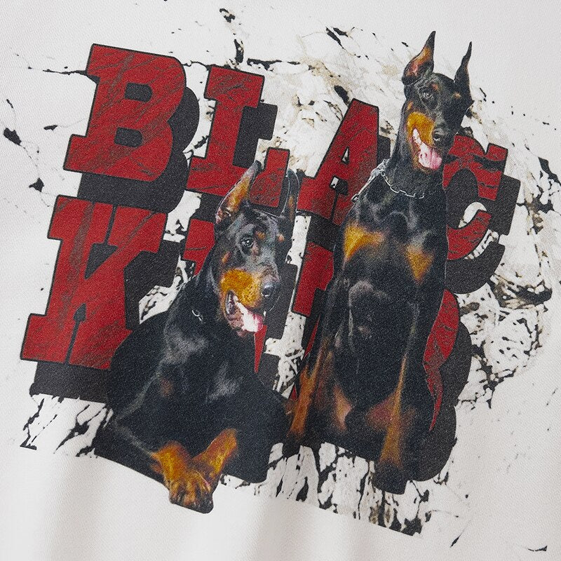 "Blood Hound" Unisex Men Women Streetwear Graphic Sweatshirt