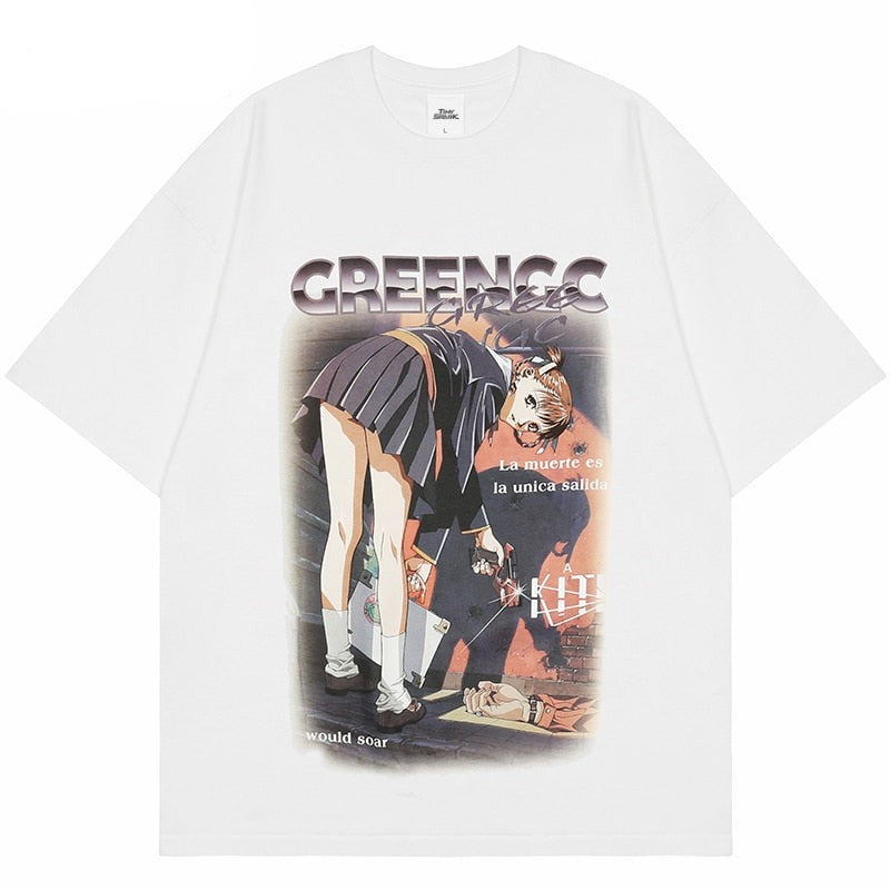 "Red Handed" Unisex Men Women Streetwear Graphic T-Shirt