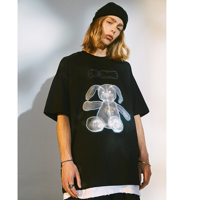 "Run Away" Graphic Unisex Streetwear Vintage Women Men Y2K T-Shirt