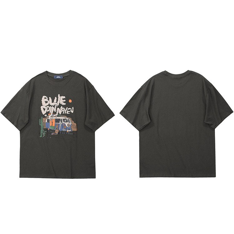 "Bad Driver" Unisex Streetwear Men Women Graphic T-Shirt