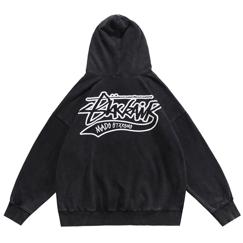 "Sharp Pain" Graphic Unisex Streetwear Vintage Women Men Y2K Hoodie
