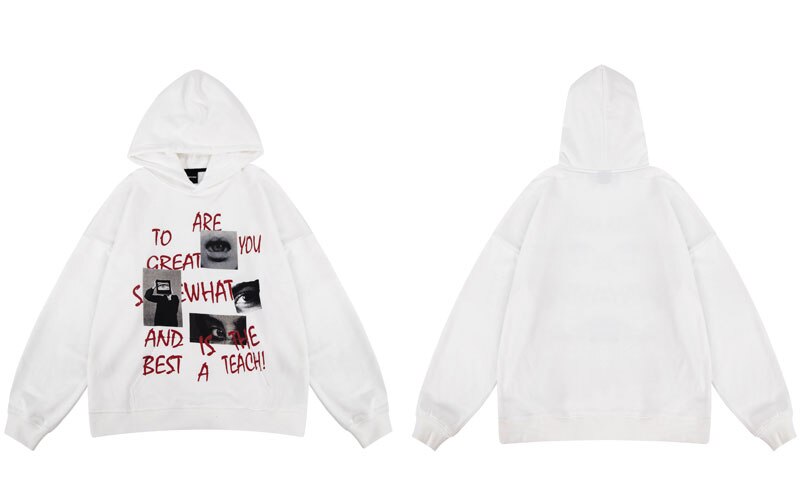 "Be What You Are" Unisex Men Women Streetwear Graphic Hoodie