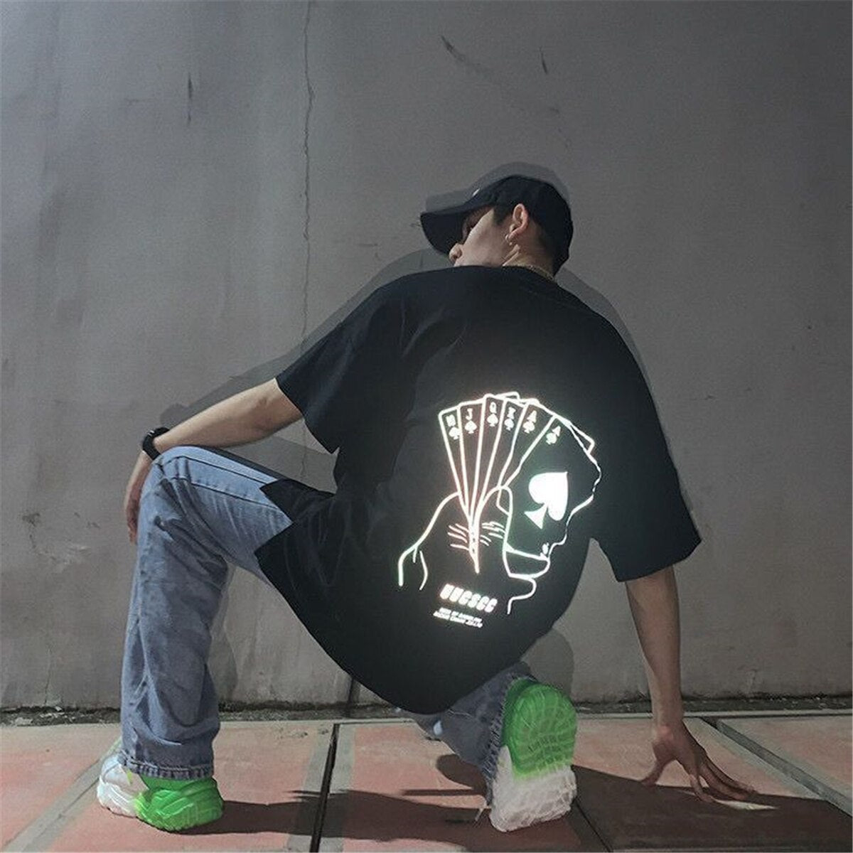 "Ace of Spades" Men Women Unisex Graphic Streetwear T-Shirt
