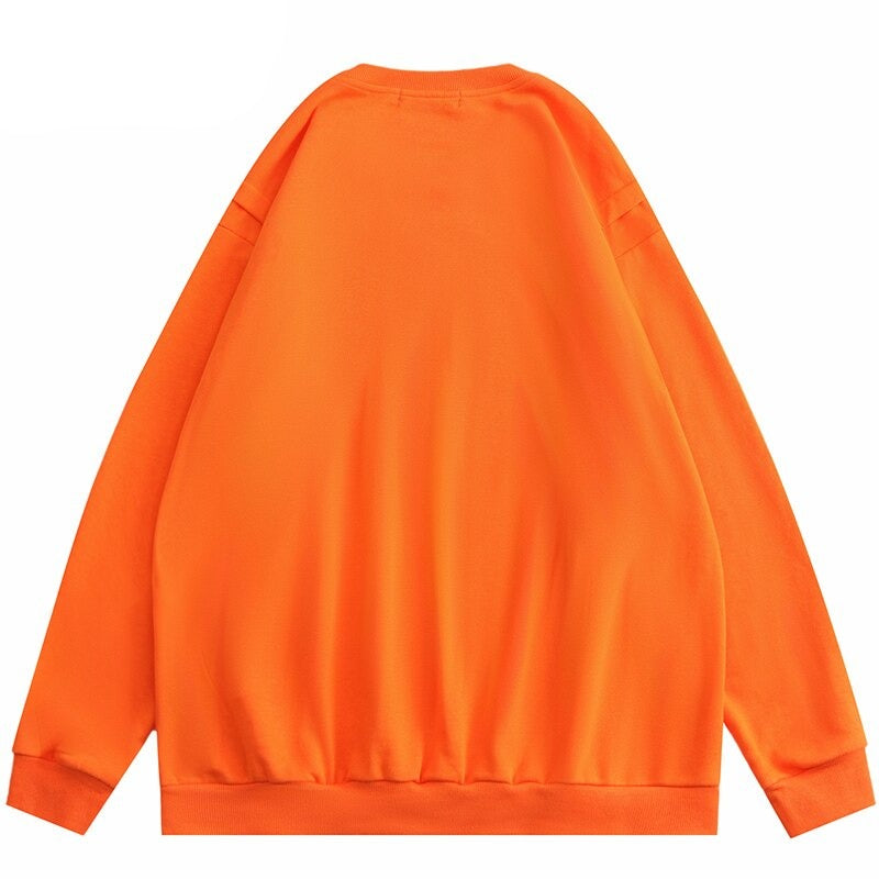 "Melted Heart" Graphic Unisex Streetwear Vintage Women Men Y2K Sweater