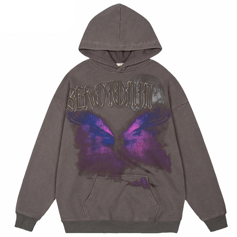 "Washed Away" Graphic Unisex Streetwear Vintage Women Men Y2K Hoodie