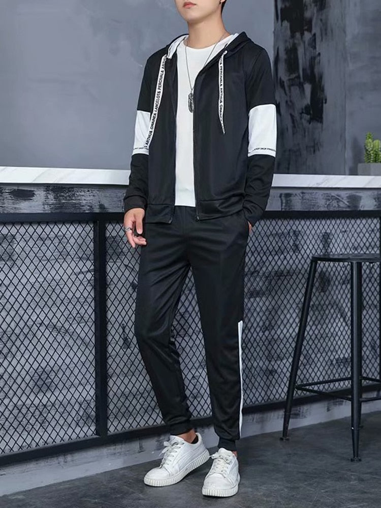 "Slick Set" Graphic Unisex Streetwear Vintage Women Men Y2K Track Suit Collection