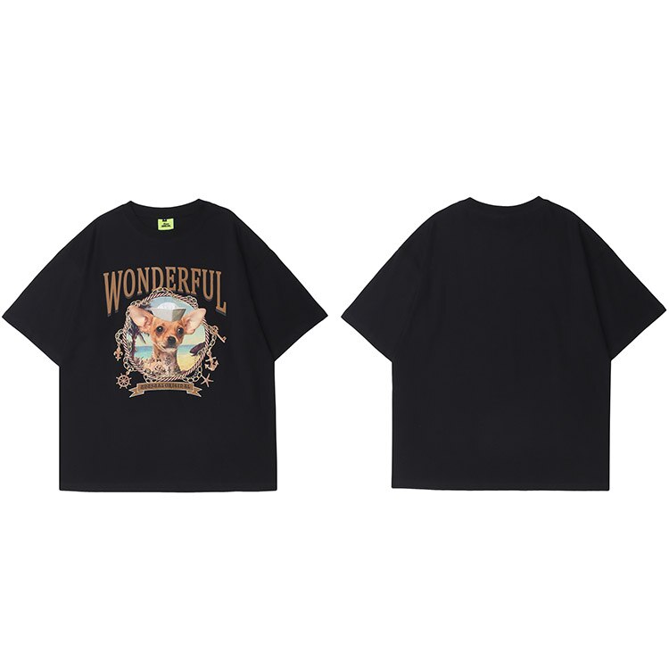 "Wonderful" Graphic Unisex Streetwear Vintage Women Men Y2K T-Shirt