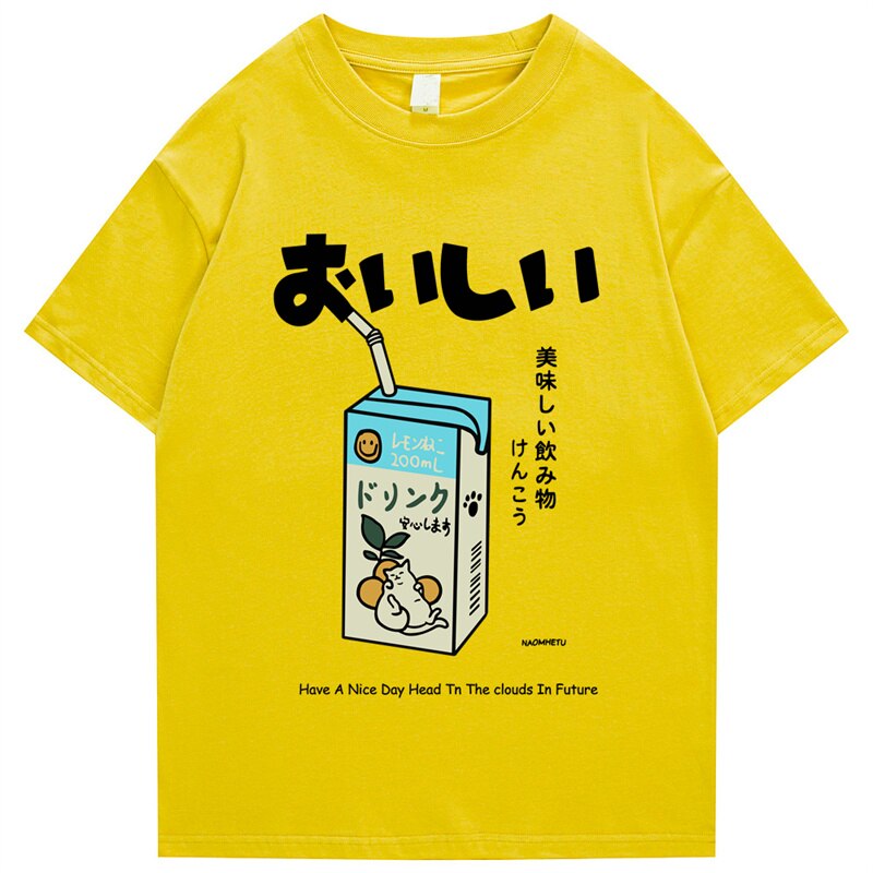 "Stand Straight" Graphic Unisex Streetwear Vintage Women Men Y2K T-Shirt