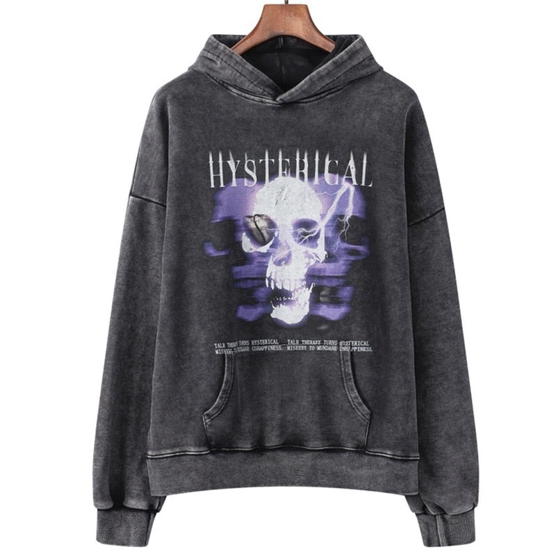 "Mystical" Graphic Unisex Streetwear Vintage Women Men Y2K Hoodie