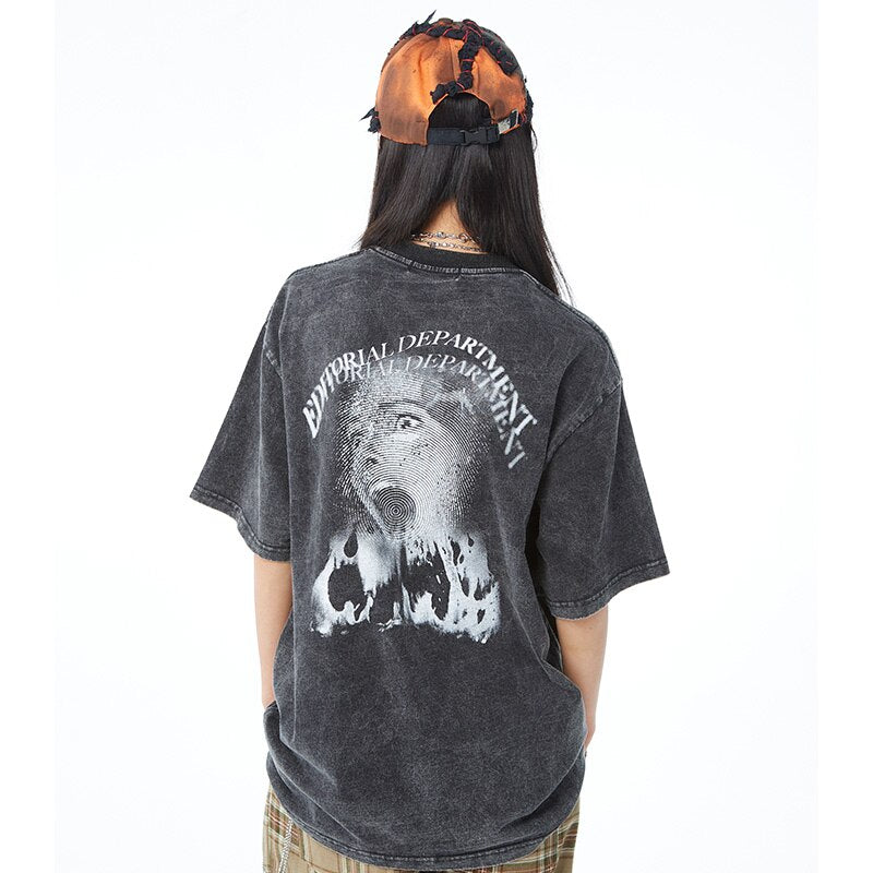 "Burning Up" Unisex Men Women Streetwear Graphic T-Shirt