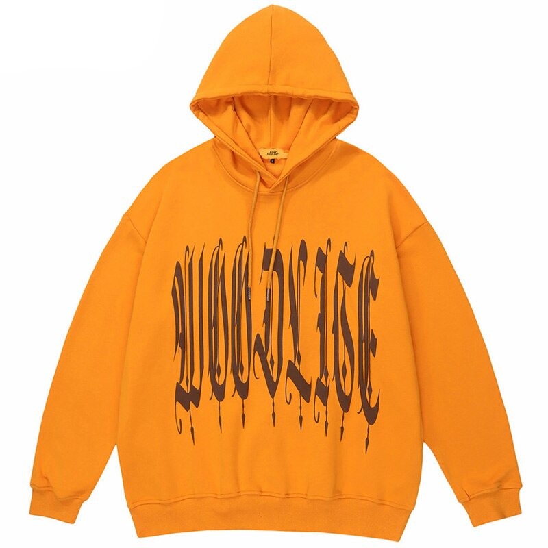 "Written Forever" Graphic Unisex Streetwear Vintage Women Men Y2K Hoodie