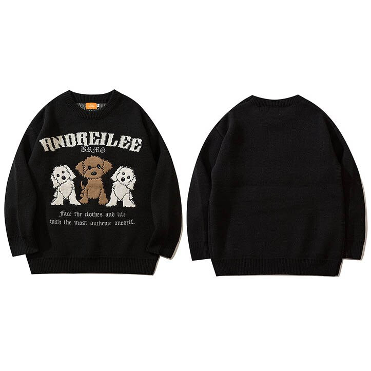 "True Friends" Graphic Unisex Streetwear Vintage Women Men Y2K Sweater