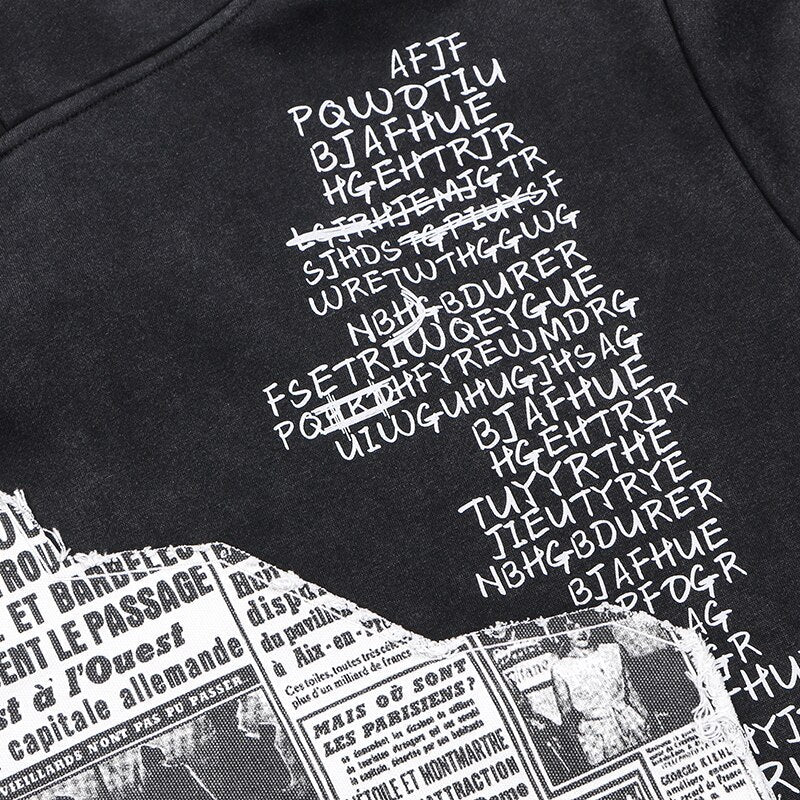 "Read All About It" Graphic Unisex Streetwear Vintage Women Men Y2K Hoodie