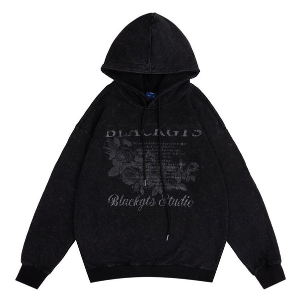 "Written In Time" Graphic Unisex Streetwear Vintage Women Men Y2K Hoodie