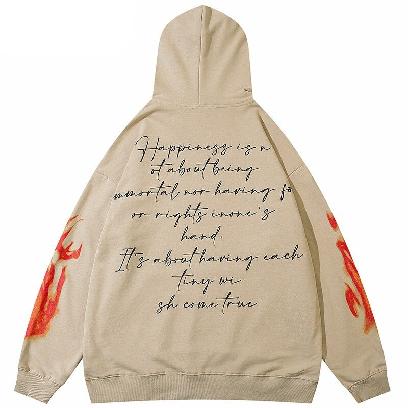 "Righteous" Graphic Unisex Streetwear Vintage Women Men Y2K Hoodie