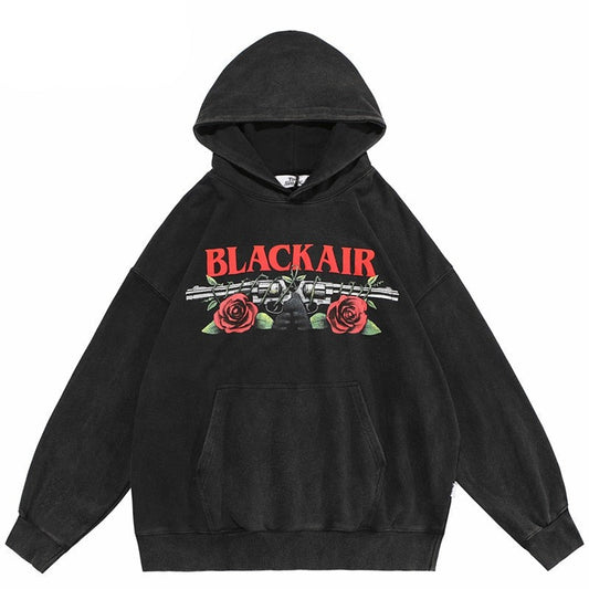 "Double Barrel" Unisex Men Women Streetwear Graphic Hoodie