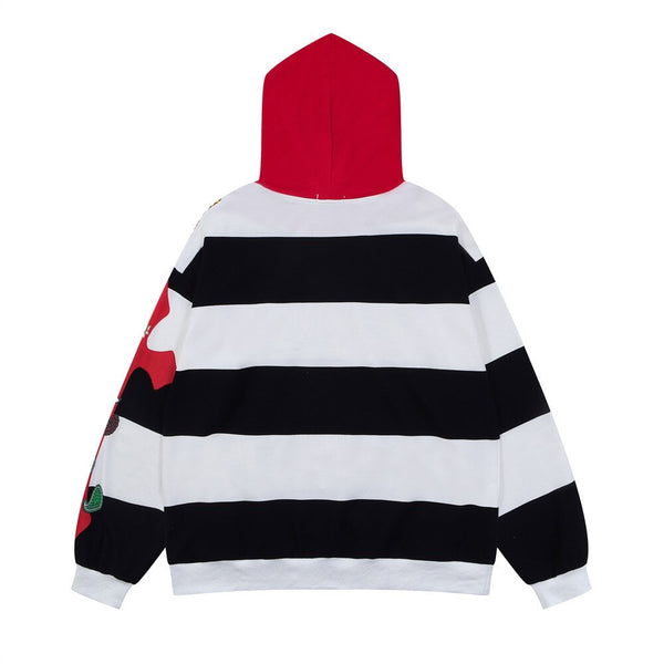 "Red Written" Graphic Unisex Streetwear Vintage Women Men Y2K Hoodie