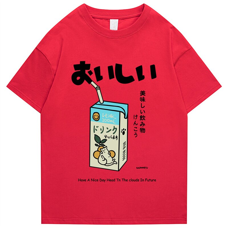 "Stand Straight" Graphic Unisex Streetwear Vintage Women Men Y2K T-Shirt