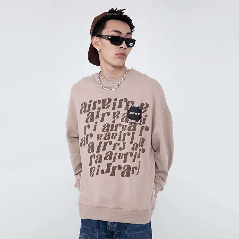 "Up In The Air" Graphic Unisex Streetwear Vintage Women Men Y2K Sweatshirt