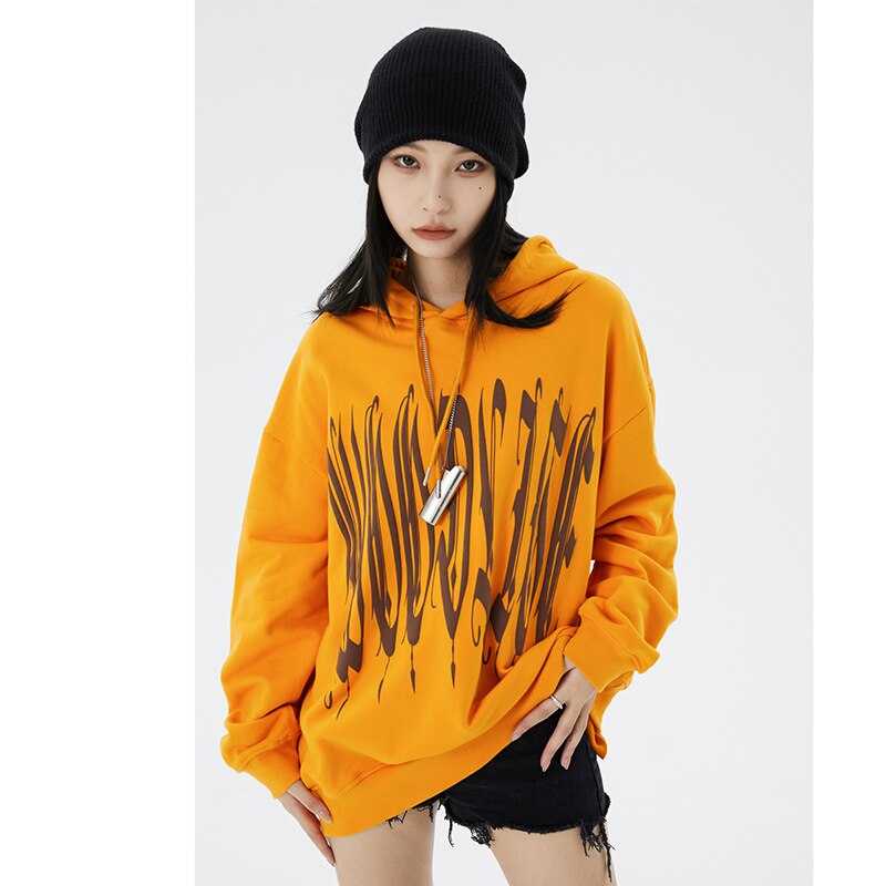 "Written Forever" Graphic Unisex Streetwear Vintage Women Men Y2K Hoodie