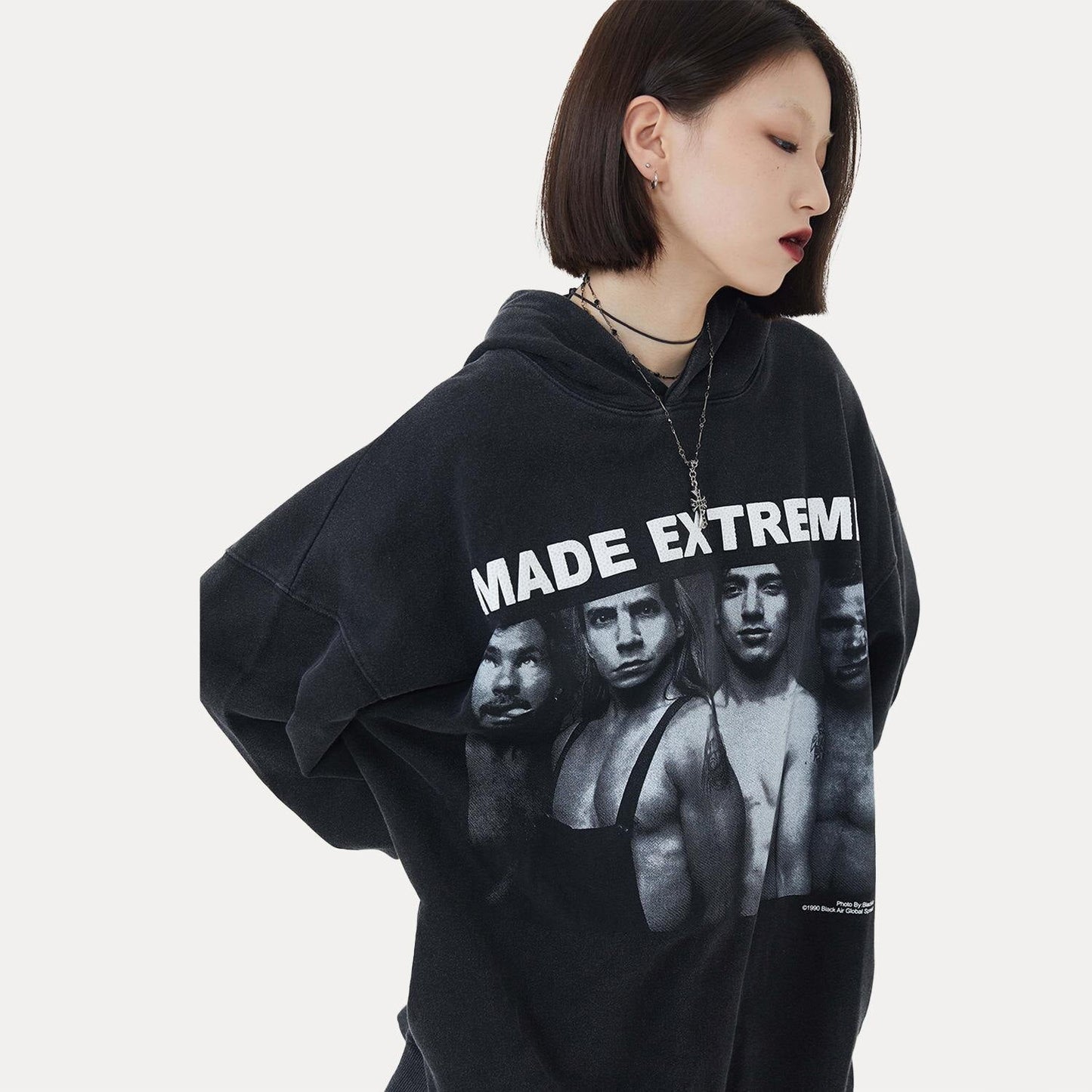 "Extreme Setback" Unisex Men Women Streetwear Graphic Hoodie