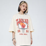 "Three Pointer" Graphic Unisex Streetwear Vintage Women Men Y2K T-Shirt