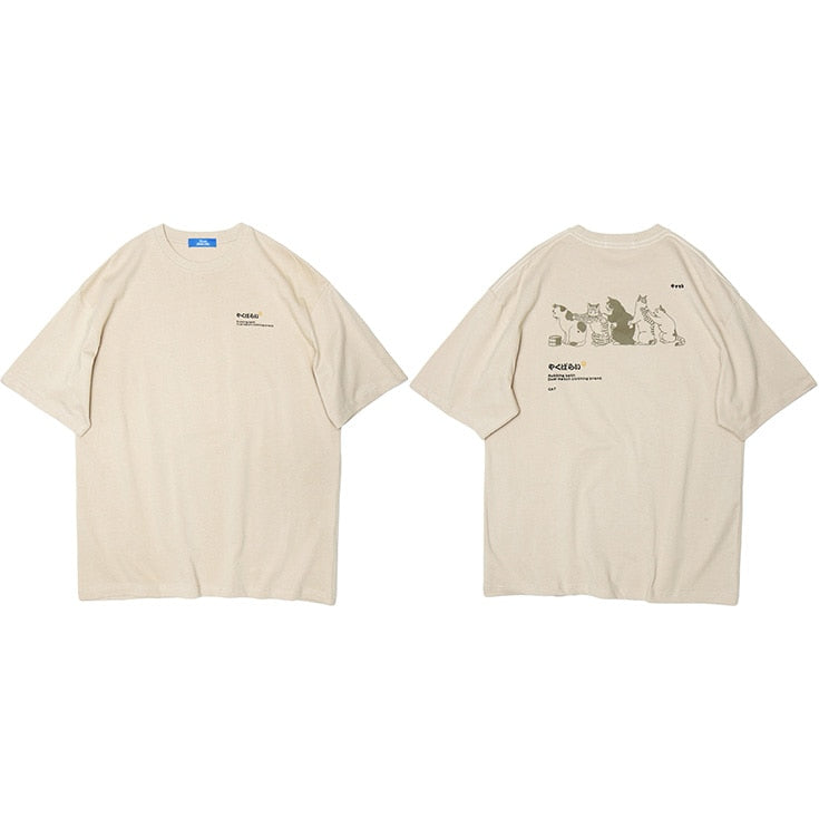 "Group Gang" Graphic Unisex Streetwear Women Men Y2K T-Shirt