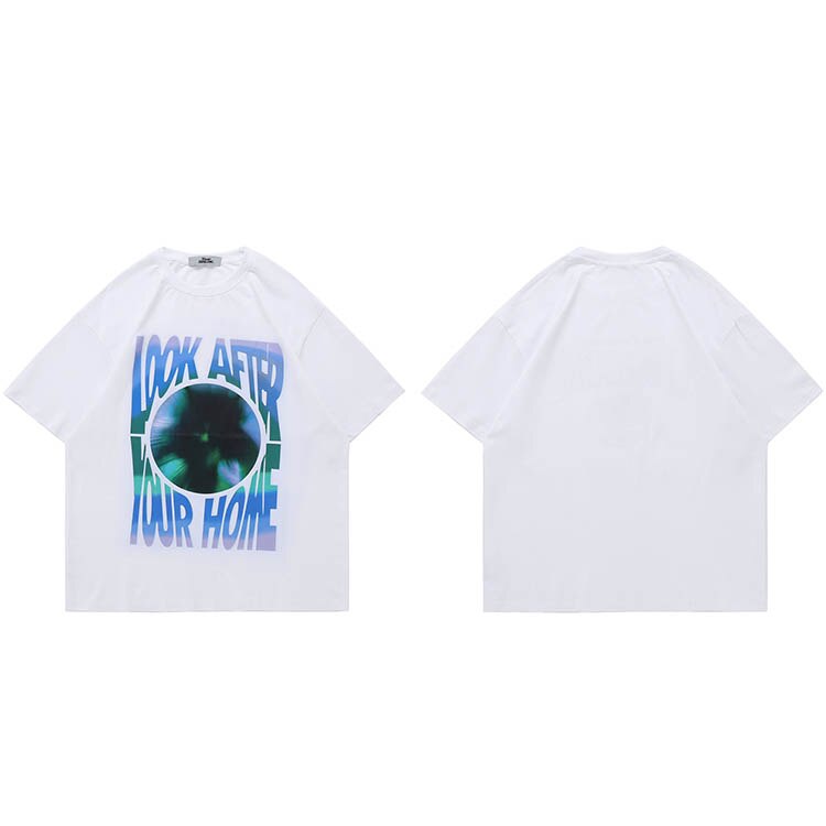"Look At Your House" Graphic Unisex Streetwear Vintage Women Men Y2K T-Shirt